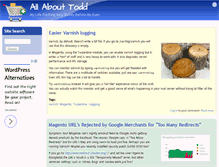 Tablet Screenshot of allabouttodd.com